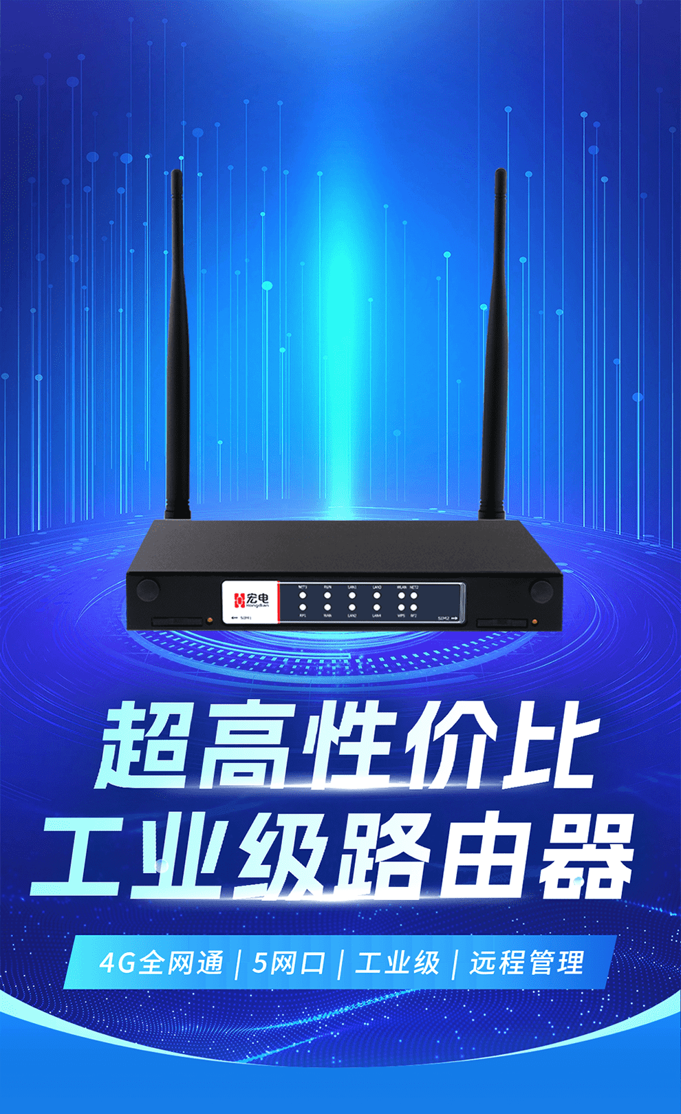 超高性價比 工業(yè)級路由器