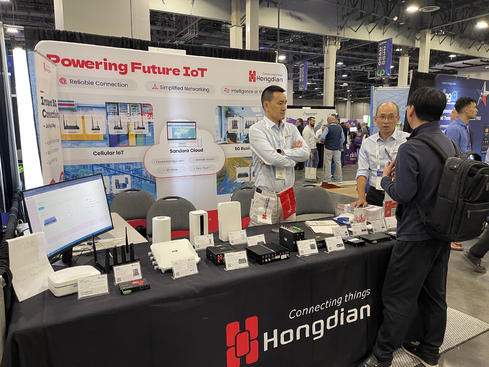 Hongdian booth at Channel Partners Conference Expo